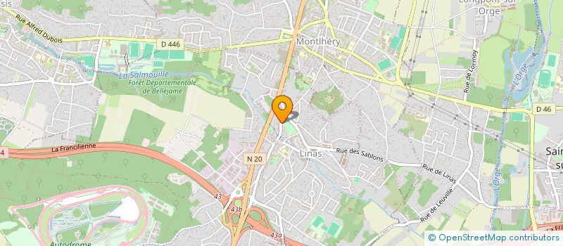 localisation de l'entreprise MADAME AURELIE CHABROT à BRETIGNY-SUR-ORGE