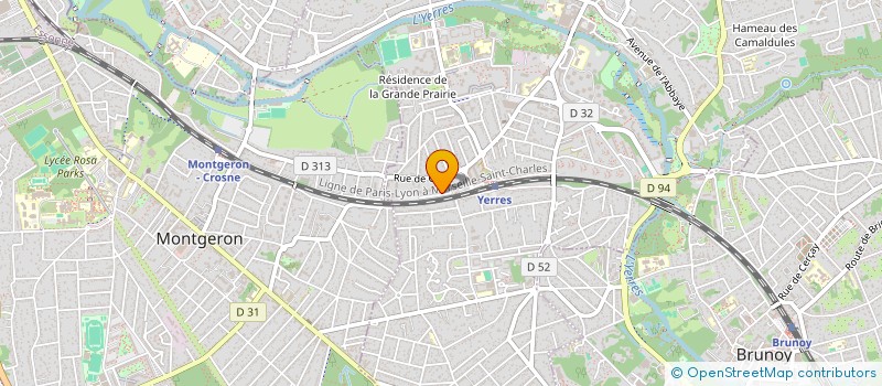 localisation de l'entreprise MADAME AURELIE CHADEAU  YERRES