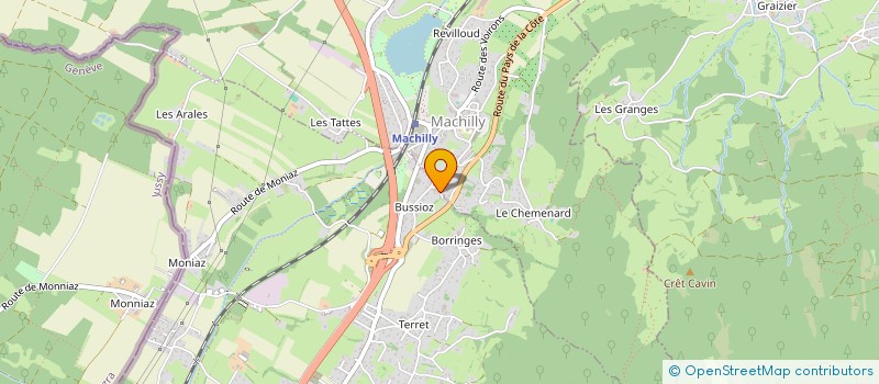 localisation de l'entreprise MADAME AURELIE CHAFFARD à SAINT-CERGUES