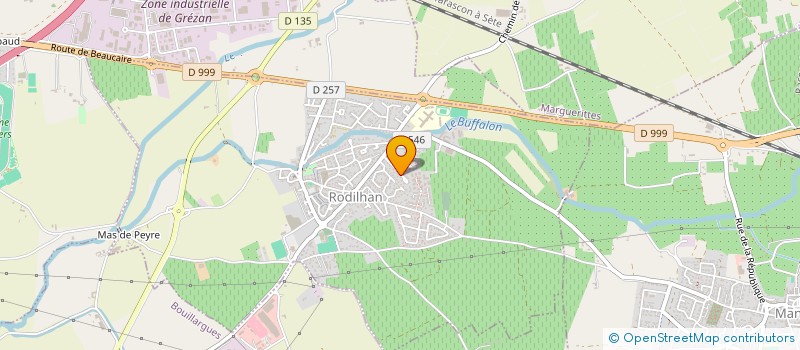 localisation de l'entreprise MADAME AURELIE CHAMPETIER  RODILHAN