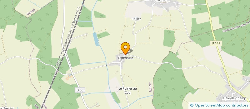 localisation de l'entreprise MADAME AURELIE CHAMPION  RAHART