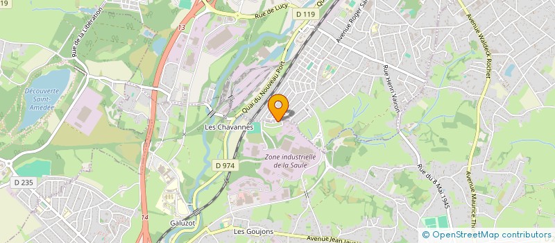 localisation de l'entreprise MADAME AURELIE CHAMPMARTIN à MONTCEAU-LES-MINES
