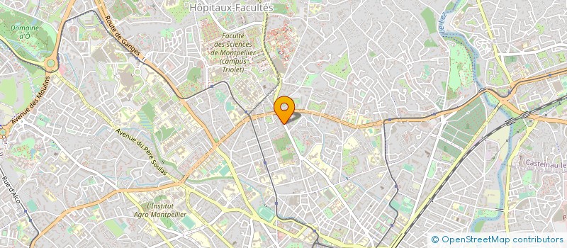 localisation de l'entreprise MADAME AURELIE CHAMTON à MONTPELLIER