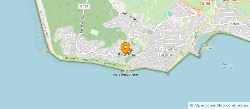 localisation de l'entreprise MADAME AURELIE CHAPELLE à LA TRANCHE-SUR-MER