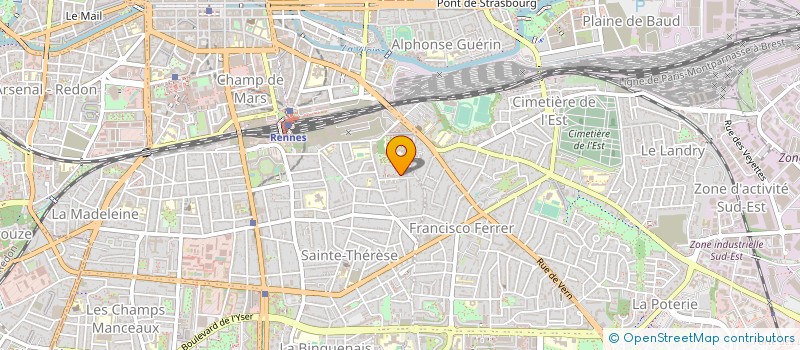 localisation de l'entreprise MADAME AURELIE CHARLET  RENNES