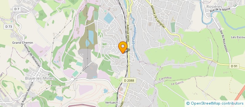 localisation de l'entreprise MADAME AURELIE CHARLIAT  BLAYE-LES-MINES