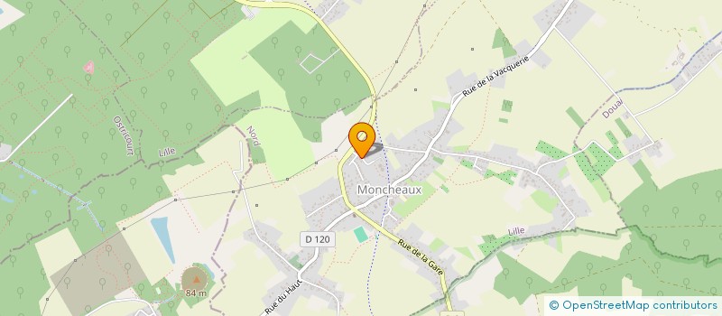 localisation de l'entreprise MADAME AURELIE CHARLINE VIATEUR à MONCHEAUX