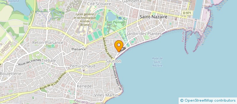 localisation de l'entreprise MADAME AURELIE CHARRIER  SAINT-NAZAIRE