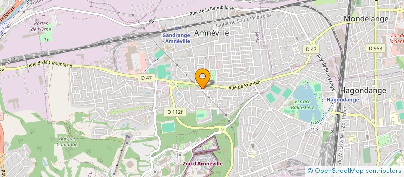 localisation de l'entreprise MADAME AURELIE CHARROY  AMNEVILLE