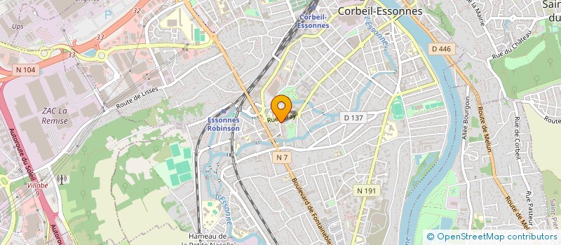 localisation de l'entreprise MADAME AURELIE CHASTANET à CORBEIL-ESSONNES