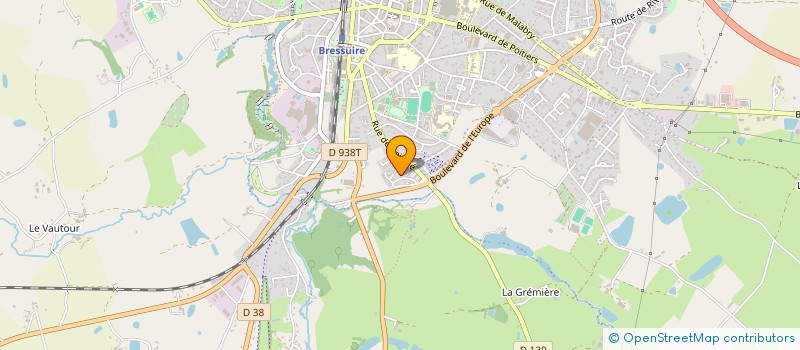 localisation de l'entreprise MADAME AURELIE CHATELAIN  BRESSUIRE