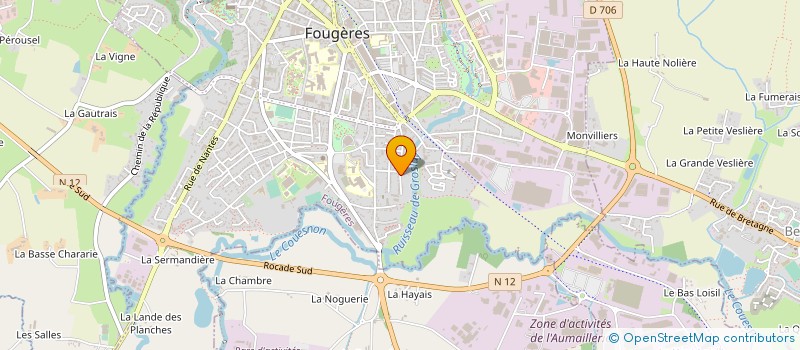 localisation de l'entreprise MADAME AURELIE CHAUDIER  LECOUSSE