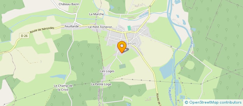 localisation de l'entreprise MADAME AURELIE CHAUMARD  TORTERON