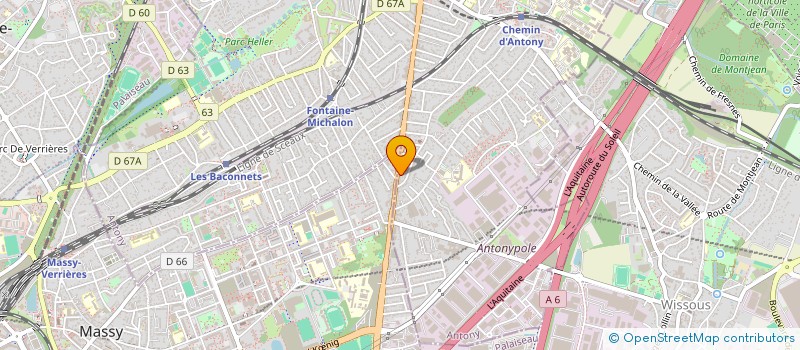 localisation de l'entreprise MADAME AURELIE CHAUVEAU à ANTONY