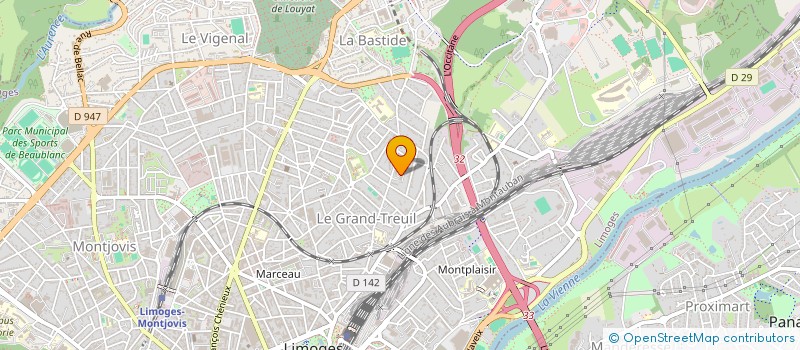 localisation de l'entreprise MADAME AURELIE CHENNESSEAU à LIMOGES