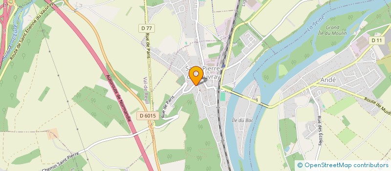 localisation de l'entreprise MADAME AURELIE CHERON  SAINT-PIERRE-DU-VAUVRAY