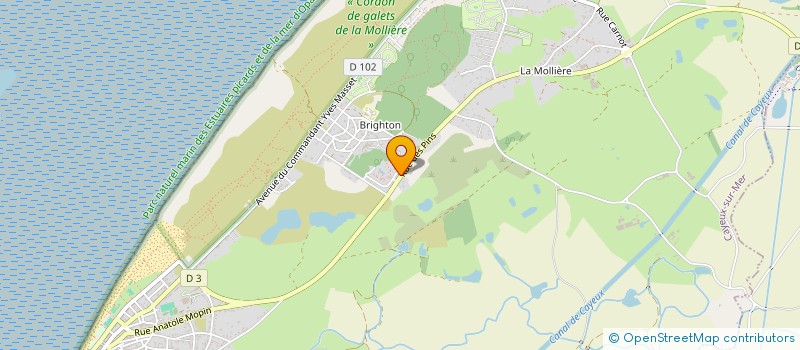 localisation de l'entreprise MADAME AURELIE CHEVALIER  CAYEUX-SUR-MER