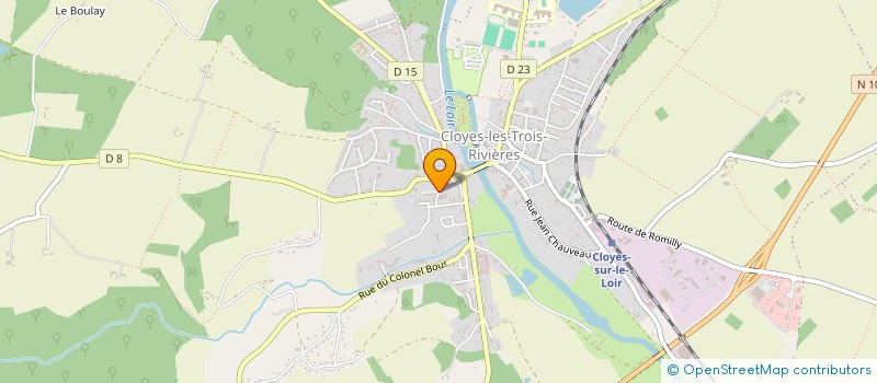 localisation de l'entreprise MADAME AURELIE CHEVALLIER à CLOYES-LES-TROIS-RIVIERES