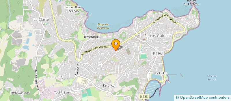 localisation de l'entreprise MADAME AURELIE CHEVON à PERROS-GUIREC