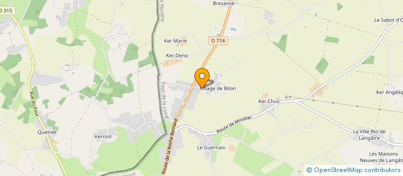 localisation de l'entreprise MADAME AURELIE CHEVRIER à HERBIGNAC