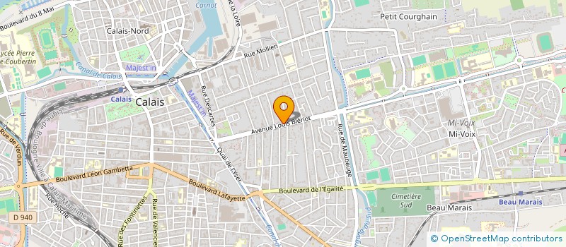 localisation de l'entreprise MADAME AURELIE CHILLA  CALAIS