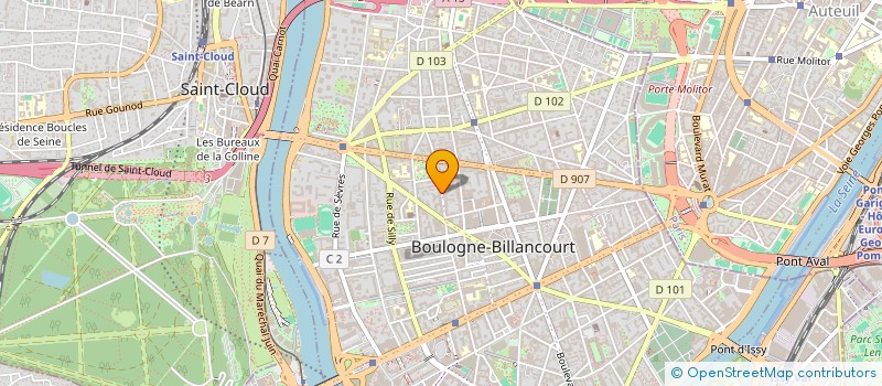 localisation de l'entreprise MADAME AURELIE CHOUAID à BOULOGNE-BILLANCOURT