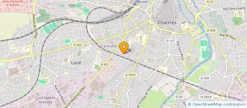 localisation de l'entreprise MADAME AURELIE CLAIRET à LUCE