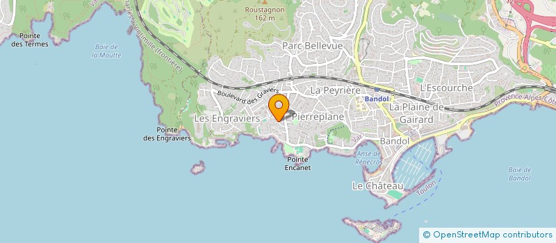 localisation de l'entreprise MADAME AURELIE CLARION  BANDOL