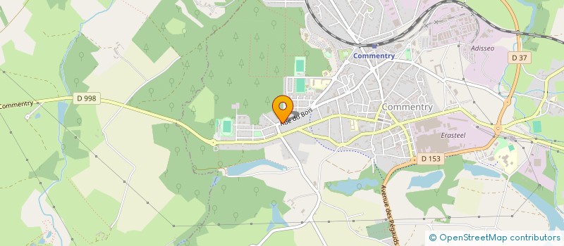 localisation de l'entreprise MADAME AURELIE CLARY  COMMENTRY