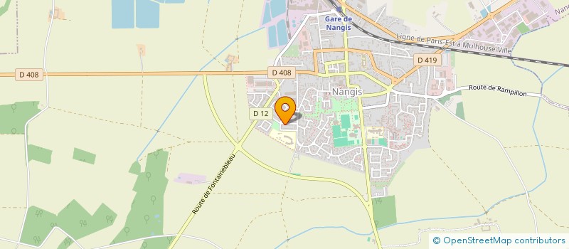 localisation de l'entreprise MADAME AURELIE CLARY  NANGIS