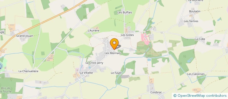 localisation de l'entreprise MADAME AURELIE CLERGE  NOZAY