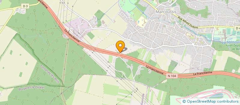 localisation de l'entreprise MADAME AURELIE CLERGE  MARCOUSSIS