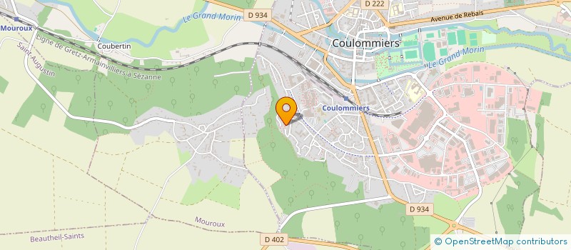 localisation de l'entreprise MADAME AURELIE CLUZEL  COULOMMIERS