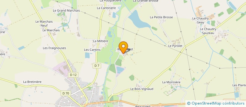 localisation de l'entreprise MADAME AURELIE COEURET  VIEILLEVIGNE