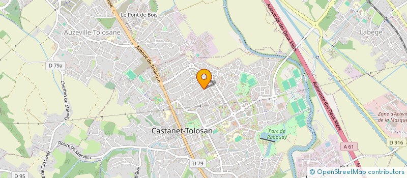 localisation de l'entreprise MADAME AURELIE COLLES à CASTANET-TOLOSAN