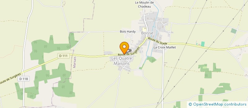 localisation de l'entreprise MADAME AURELIE COLUCCI  SAINT-SATURNIN-DU-BOIS