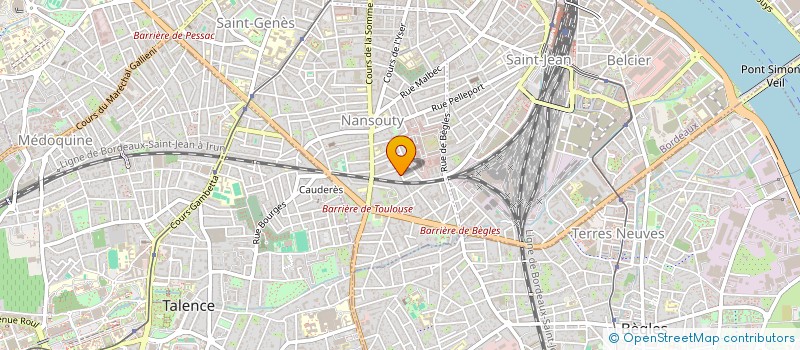 localisation de l'entreprise MADAME AURELIE COMBEAU  BORDEAUX