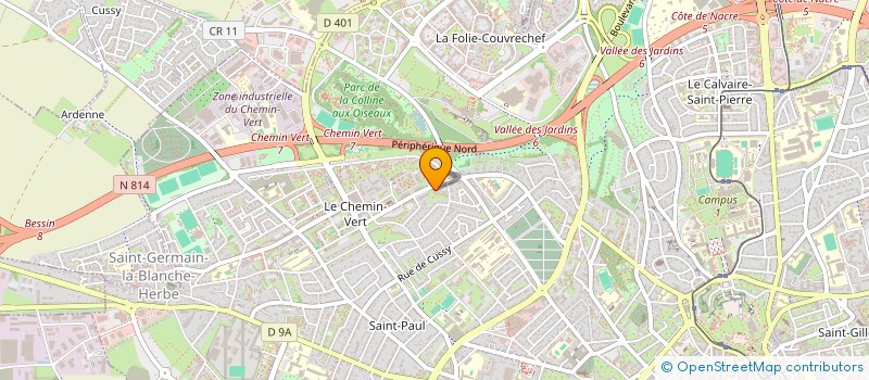 localisation de l'entreprise MADAME AURELIE COMTE à CAEN