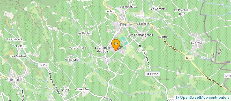 localisation de l'entreprise MADAME AURELIE COPERET  FLEURIE