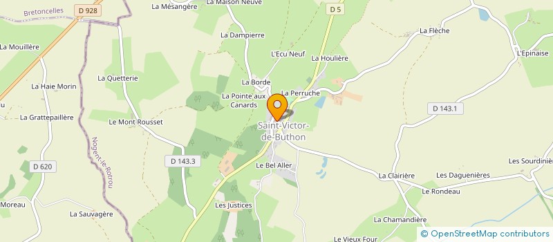 localisation de l'entreprise MADAME AURELIE COPINET à SAINT-VICTOR-DE-BUTHON