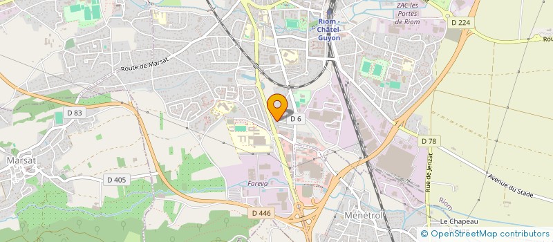 localisation de l'entreprise MADAME AURELIE COQUET  CHARBONNIERES-LES-VARENNES