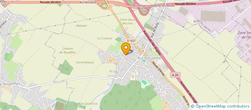 localisation de l'entreprise MADAME AURELIE COQUILLARD  AIX-NOULETTE