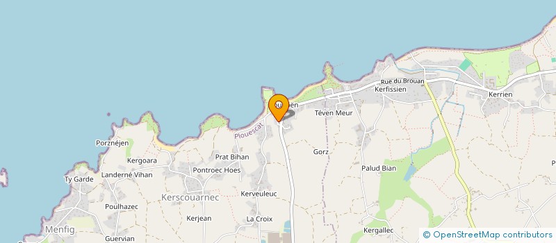 localisation de l'entreprise MADAME AURELIE CORBEL  PLOUESCAT