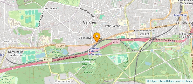 localisation de l'entreprise MADAME AURELIE CORDIN à GARCHES