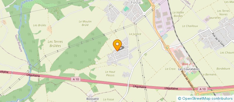 localisation de l'entreprise MADAME AURELIE CORNET  FOSSE