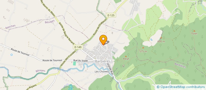 localisation de l'entreprise MADAME AURELIE CORRE  BARBIERES