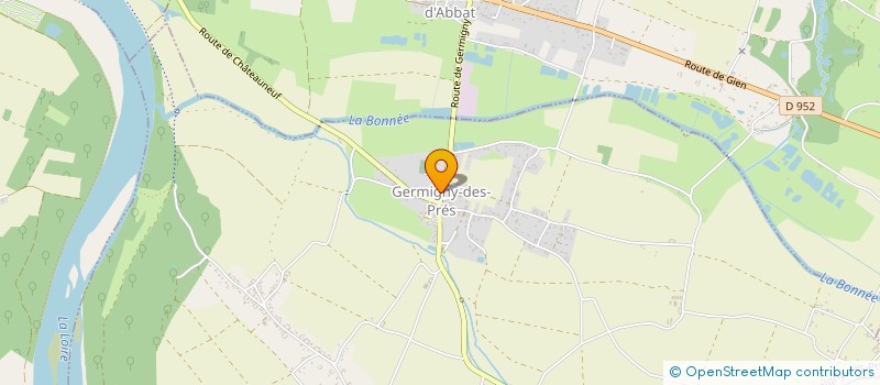 localisation de l'entreprise MADAME AURELIE CORTOT à GERMIGNY-DES-PRES