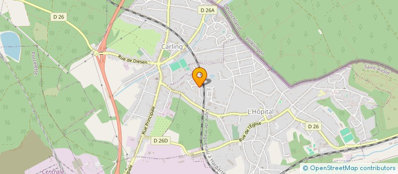 localisation de l'entreprise MADAME AURELIE COSCARELLA  L'HOPITAL