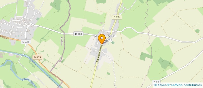 localisation de l'entreprise MADAME AURELIE COTTE  MAROLLES-SOUS-LIGNIERES