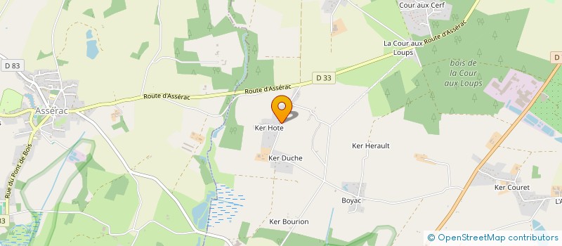 localisation de l'entreprise MADAME AURELIE COUE à HERBIGNAC